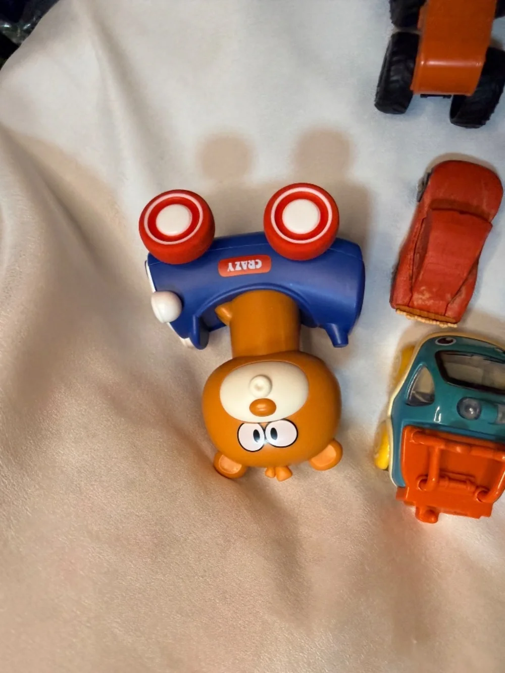 Mixed Toy Vehicle Lot 17 Cars Trucks Motorcycle Helicopter Kids Toys Used